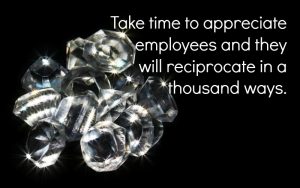 diamonds, how to identify top employees - text